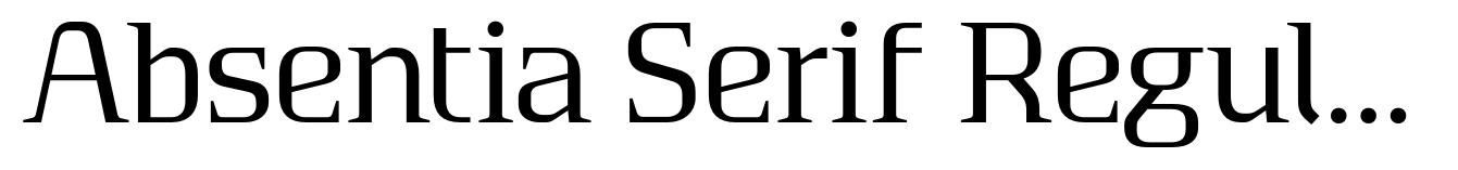 Absentia Serif Regular